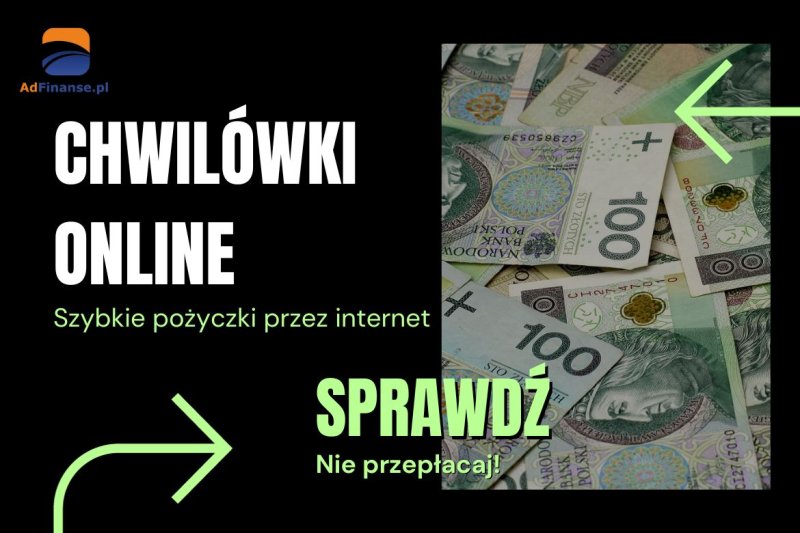 Błyskawiczne pożyczki dla Ciebie