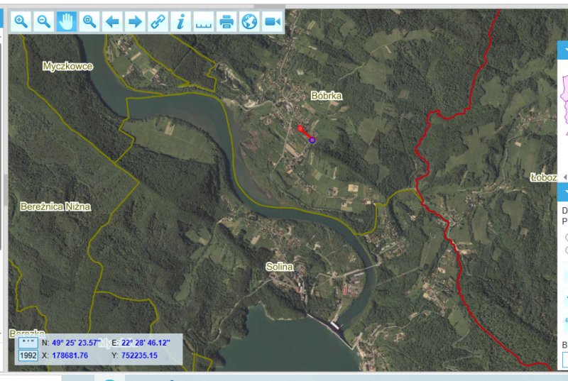 Działka, Bieszczady, Bóbrka, k. SOLINA - 06 Działka, Bieszczady, Bóbrka, k. SOLINA - 06