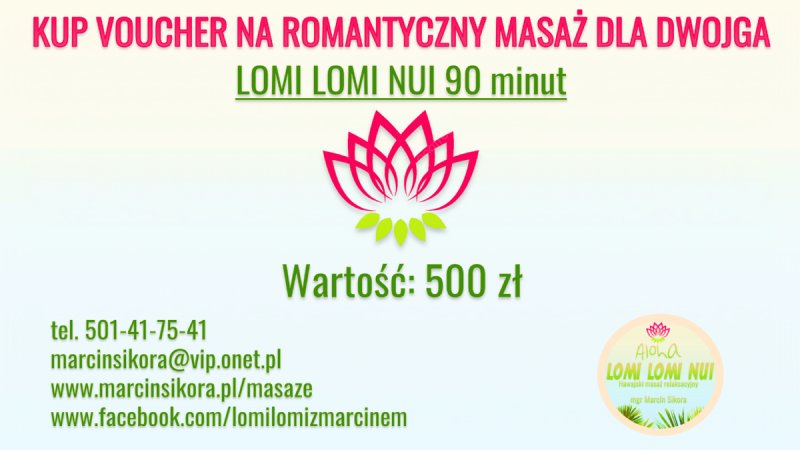 Lomi Lomi Nui lub Tantryczny / Mobilny masaż z Marcinem - 06 Lomi Lomi Nui lub Tantryczny / Mobilny masaż z Marcinem - 06