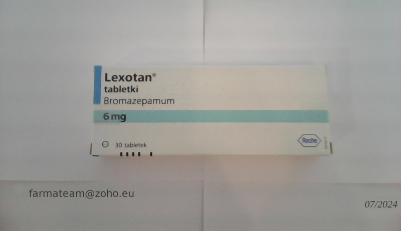 FarmaTeam Lexotan 6mg, Nitrazepam GSK 5mg Wysyłka w 24h - 01 FarmaTeam Lexotan 6mg, Nitrazepam GSK 5mg Wysyłka w 24h - 01