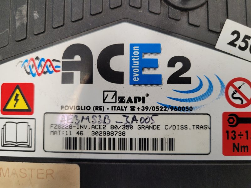 Sterownik Zapi ACE2 Controller FZ8228 INV 80v Master - 02 Sterownik Zapi ACE2 Controller FZ8228 INV 80v Master - 02