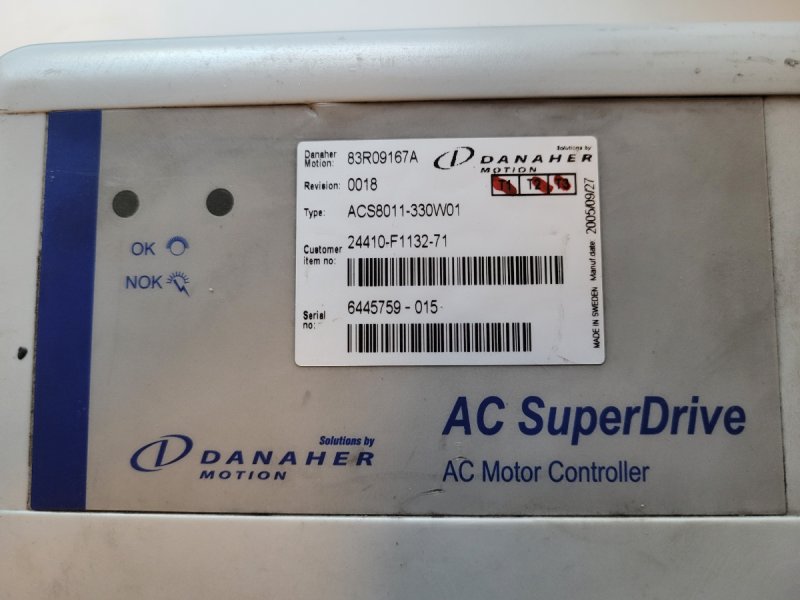 Controller Danaher 83R09167A Toyota - 01 Controller Danaher 83R09167A Toyota - 01