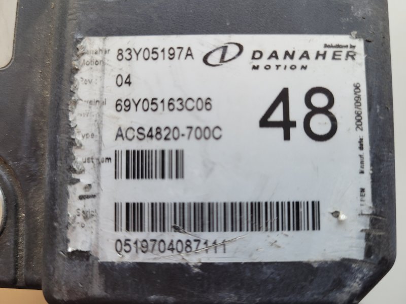 83Y05197A Danaher AC Superdrive Sterownik - 01 83Y05197A Danaher AC Superdrive Sterownik - 01