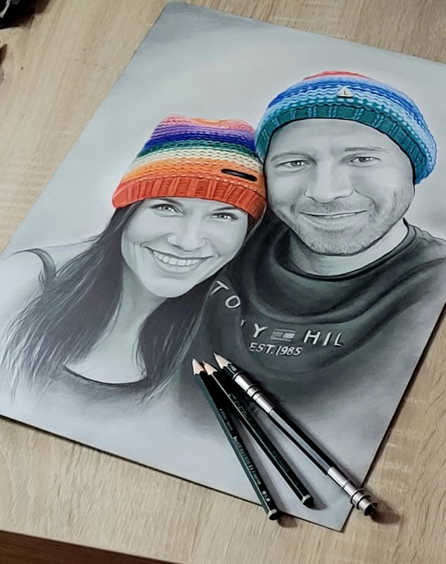 Portrety na zamówienie A3