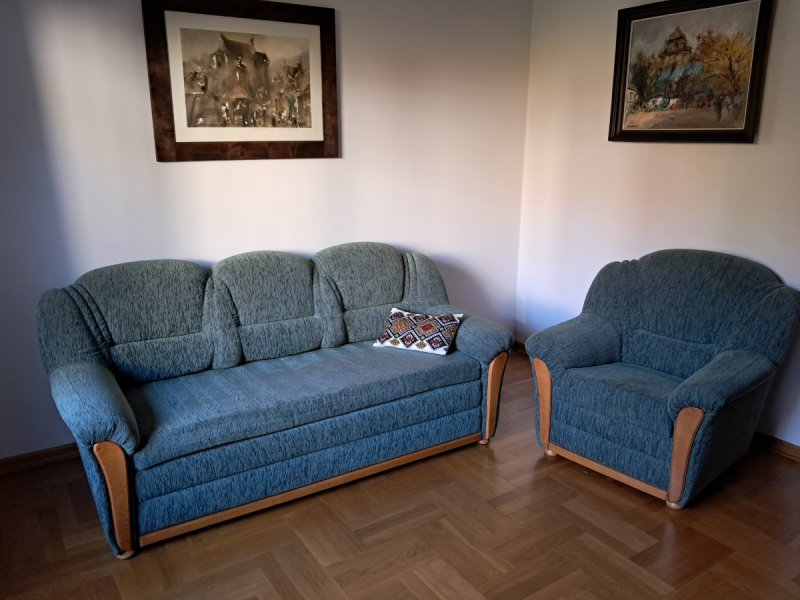 3.osobowa sofa z funkcją spania + fotel - 03 3.osobowa sofa z funkcją spania + fotel - 03