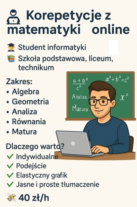 Korepetycje z Matematyki