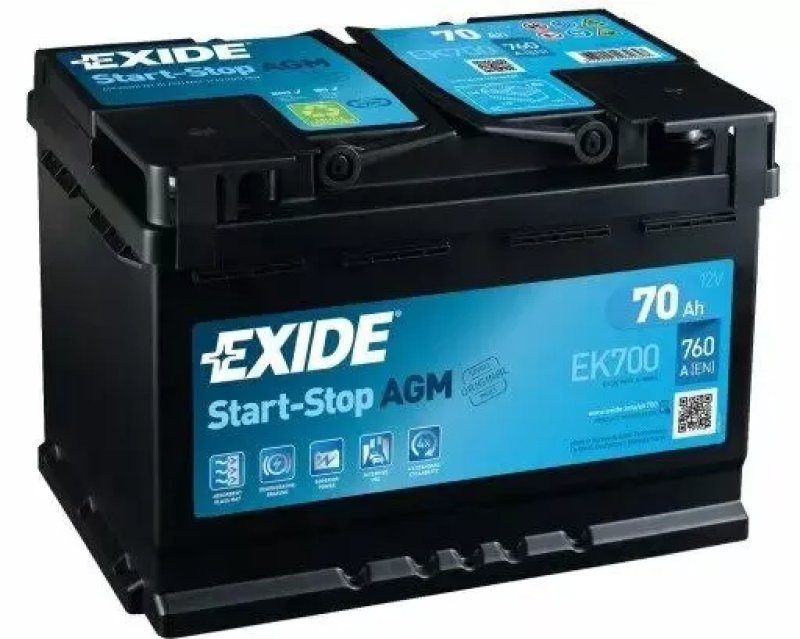 Akumulator 70Ah/760A Exide AGM