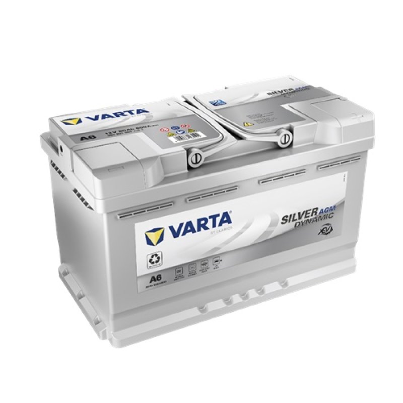Akumulator 80Ah 800A AGM StartStop Varta A6