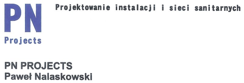 Projekt wewn. instalacji sanitarnych