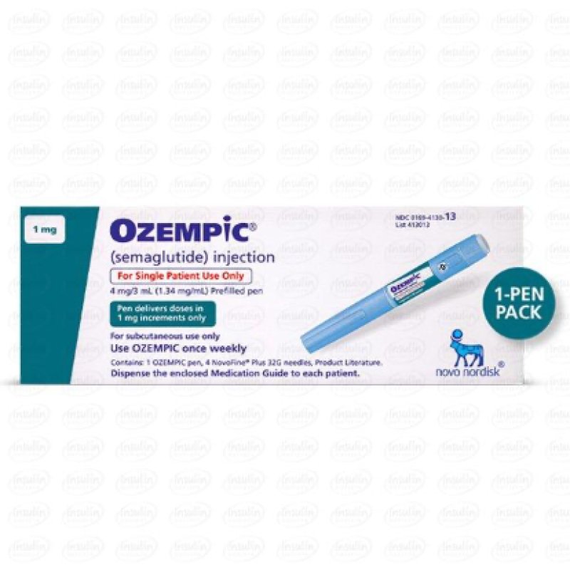 Wstrzyknięcie semaglutydu Ozempic (4 mg/3 ml)