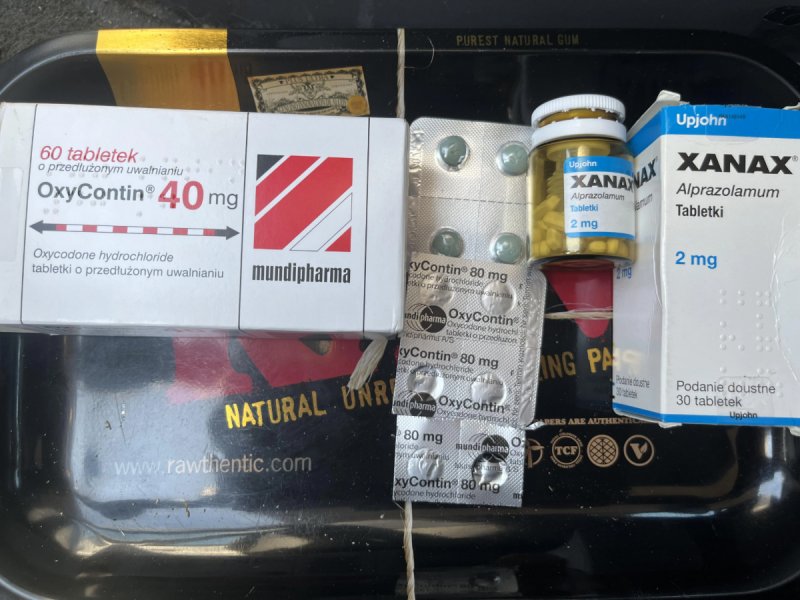 OxyCotin 80mg, OxyCotin 40mg, Xanax