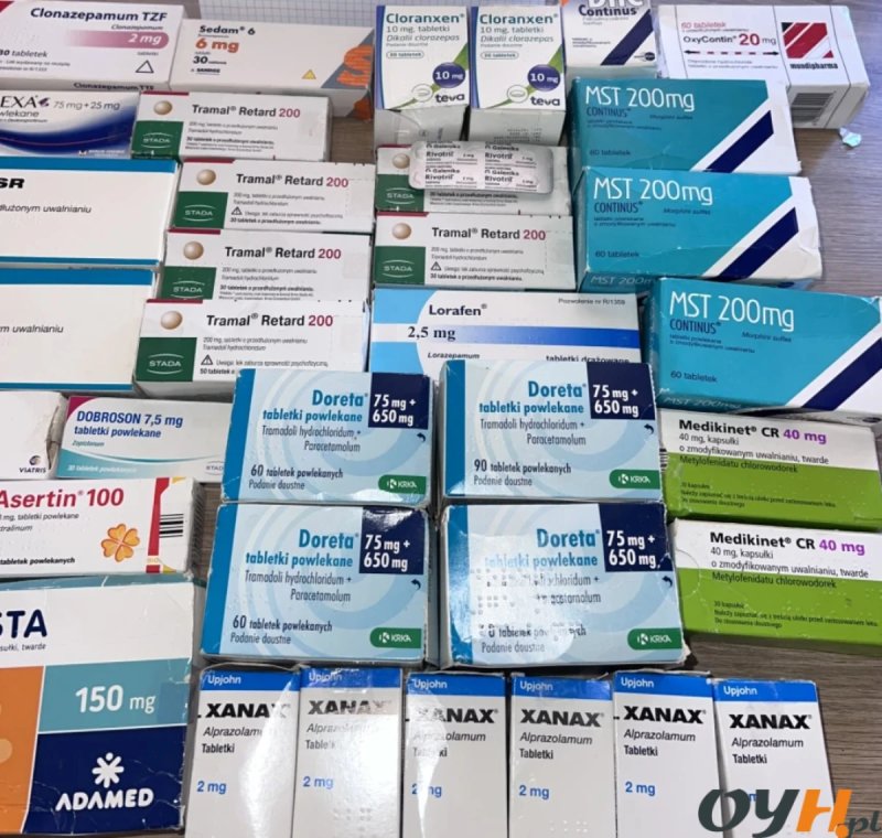 Sprzedam Tramal Skudexa Doreta Klonazepam Xanax
