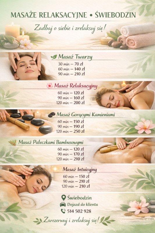 Masaż twarzy i ciala