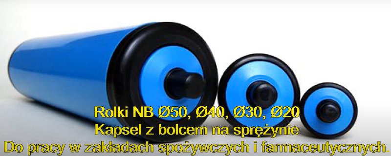 Rolki Transportowe PCV