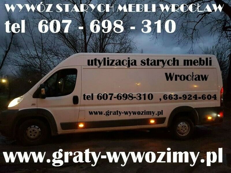 Wywóz starych mebli Wrocław,opróżnianie mieszkań,piwnic - 01