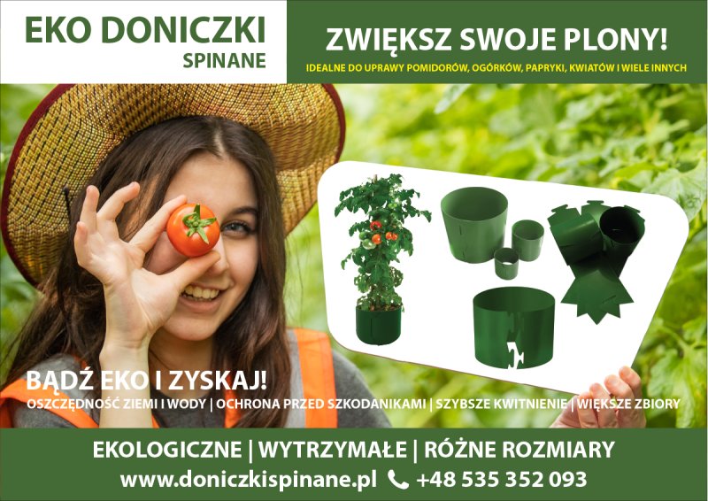 Doniczki bez dna do uprawy Pomidorów