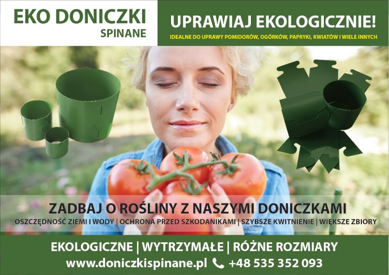 Polskie doniczki bez dna do uprawy Pomidorów