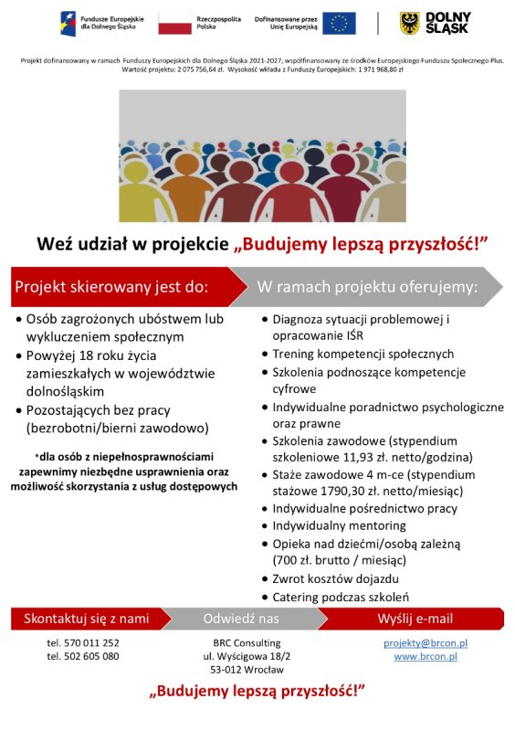Staże zawodowe