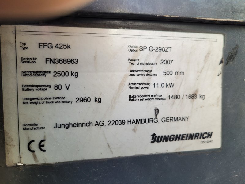 EFG 425K Jungheinrich 2007R - 01