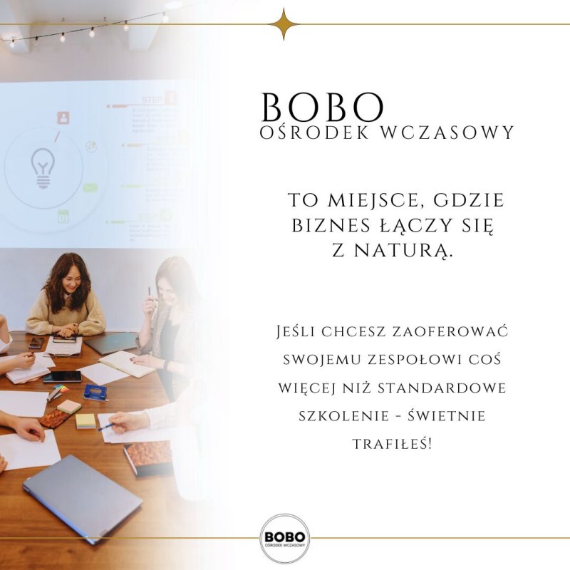 Sala Konferencyjna miejsce na szkolenia Ośrodek Wczasowy BOBO - 01