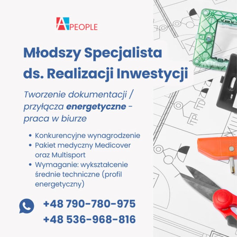 Młodszy Specjalista ds. Realizacji Inwestycji Rybnik