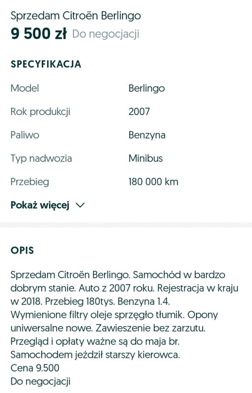 Sprzedam Citroen Berlingo - 02
