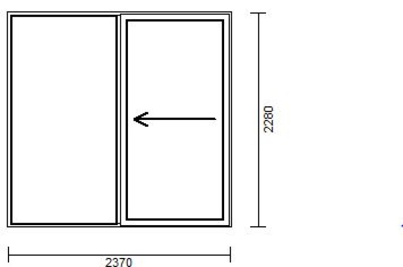 Sprzedam drzwi tarasowe DRUTEX Iglo Edge Slide