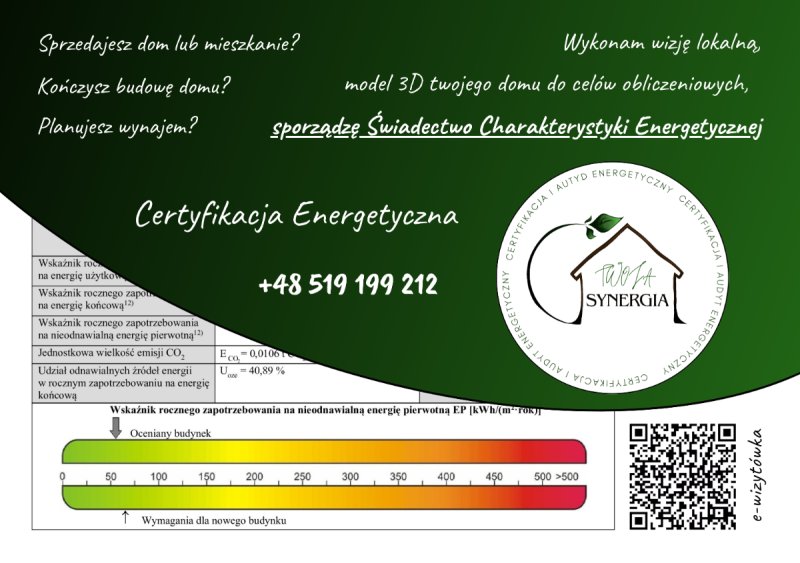Certyfikat energetyczny - 01