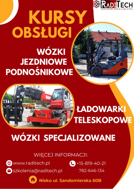 Kurs wózki widłowe, suwnice, podesty, spawanie,SEP - 01