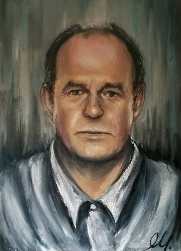 Portret olejny malowany na zamówienie ze zdjęcia - 07