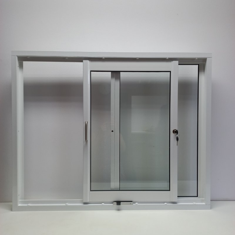 Okno przesuwne w bok 1000 x 700 białe - 01