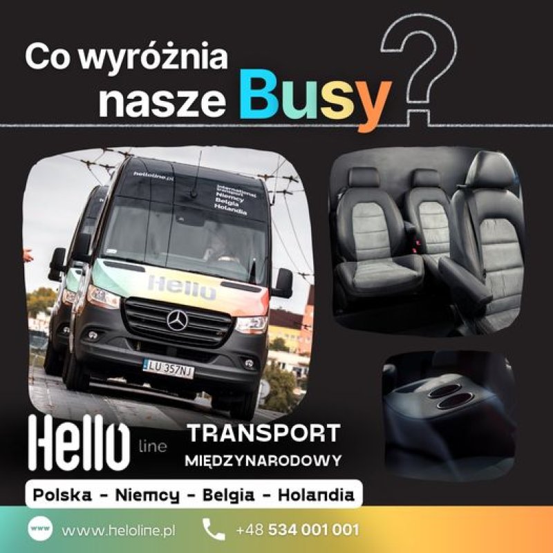 Przewozy międzynarodowe Niemcy, Holandia, Belgia