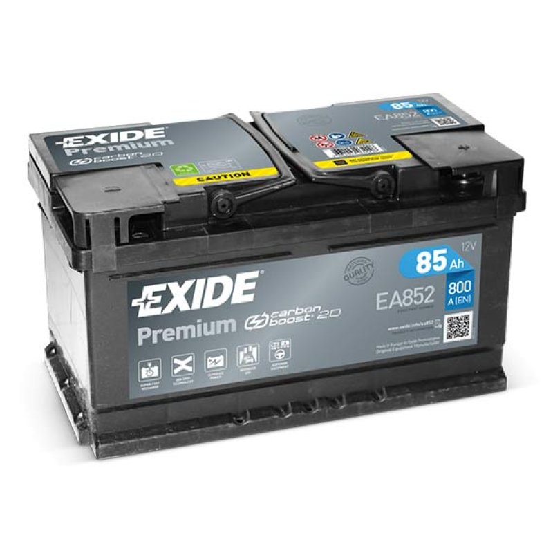 Akumulator 85Ah 800A Exide Premium P+