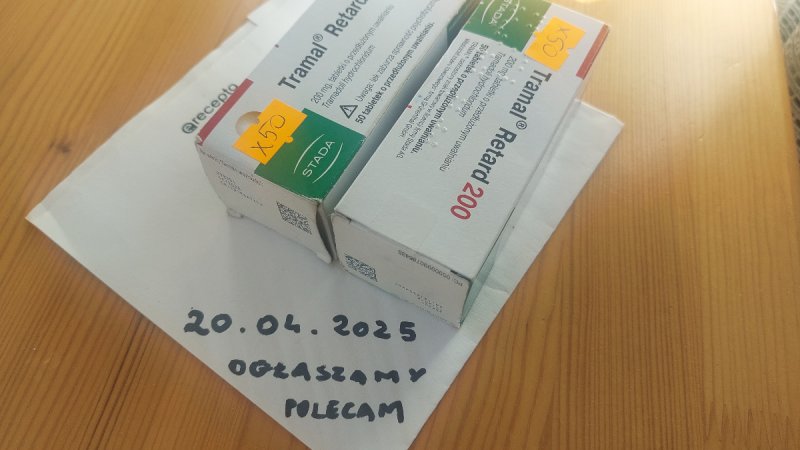 TR4M4L dwa pudła po 50sztuk(200mg) nowe terminy