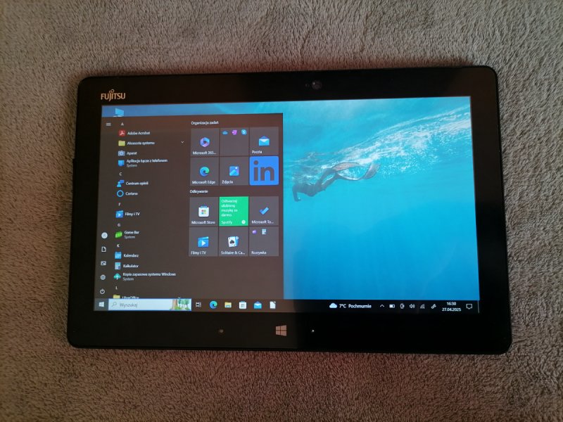 Tablet Fujitsu diag i5/M5 6 GEN 4GB 512GB SSD WIN - 04