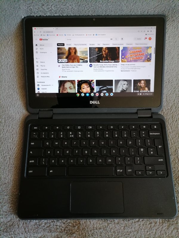 Laptop tablet dell chrome 4GB 32GB usb hdmi wifi