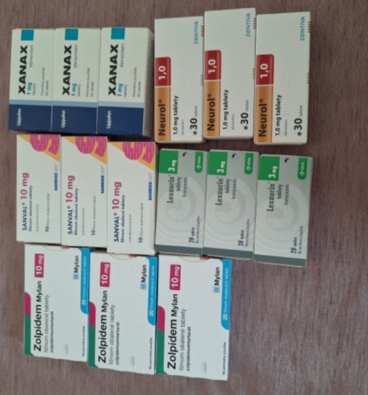 Sanval 10mg, Zolpinox 10mg, Ozempic 2mg, neurol 1m - 01