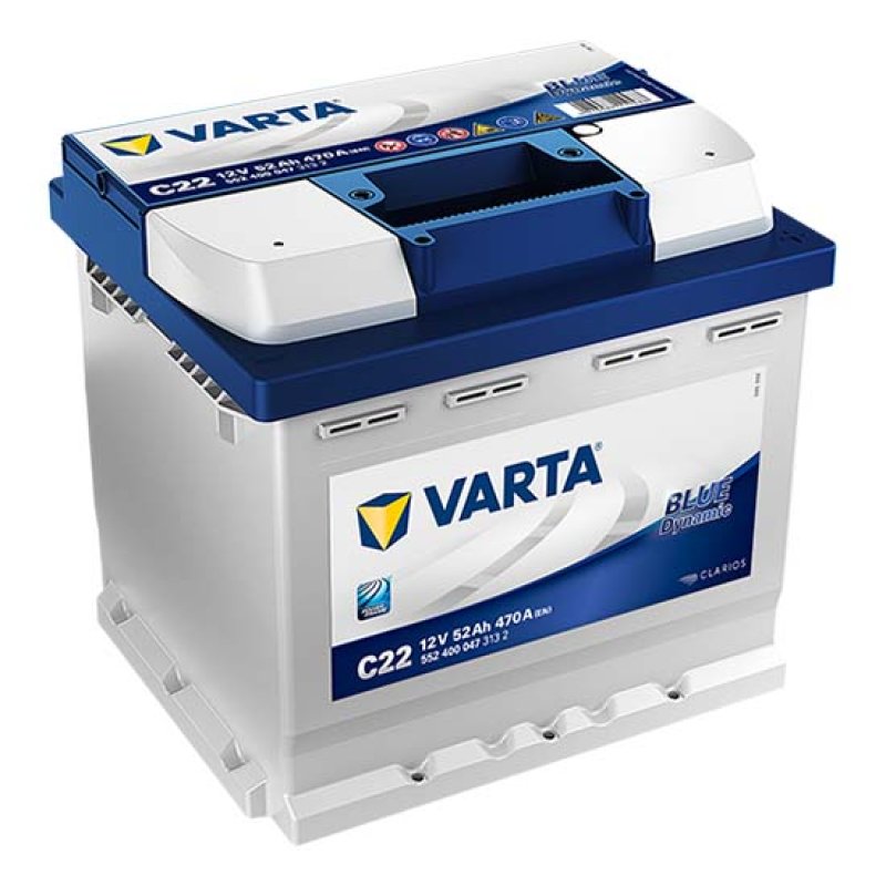 Akumulator 52Ah 470A VARTA Blue C22