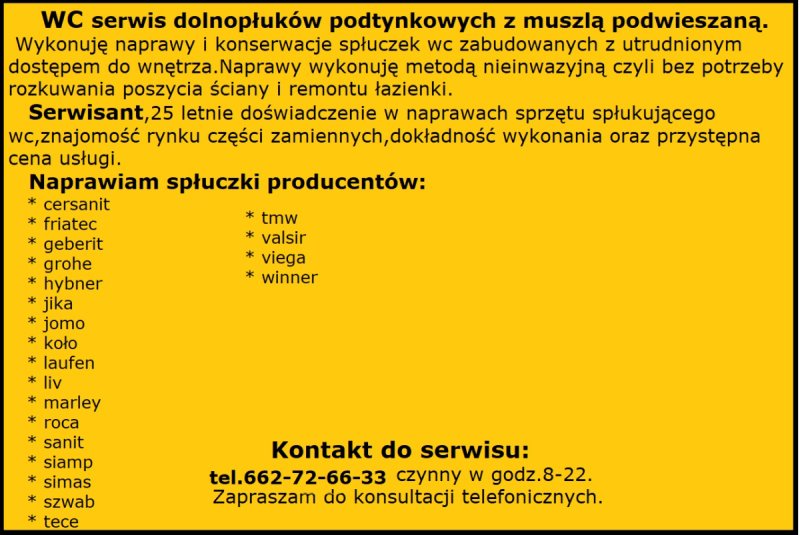 Serwis wc spłuczek podtynkowych GEBERIT. - 07