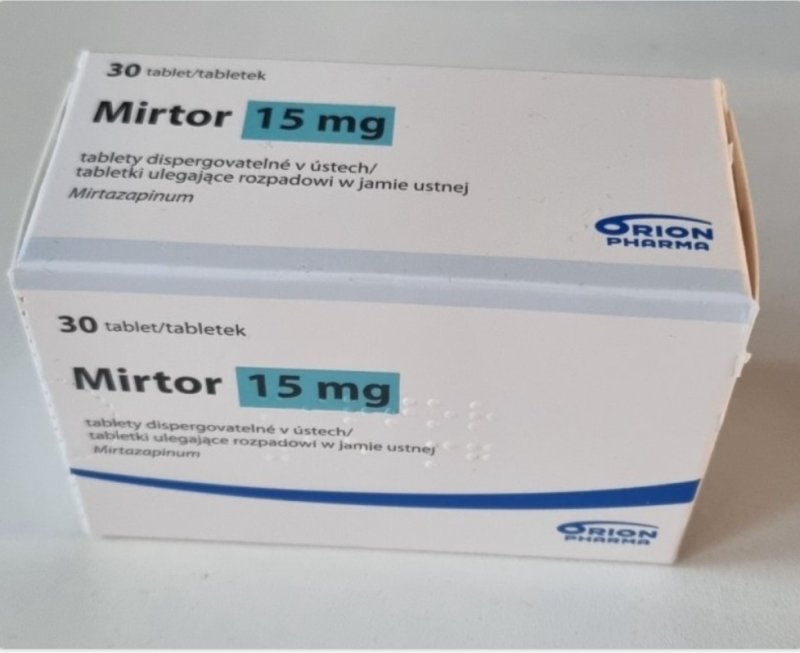 Tabletki Mirtor 15 mg
