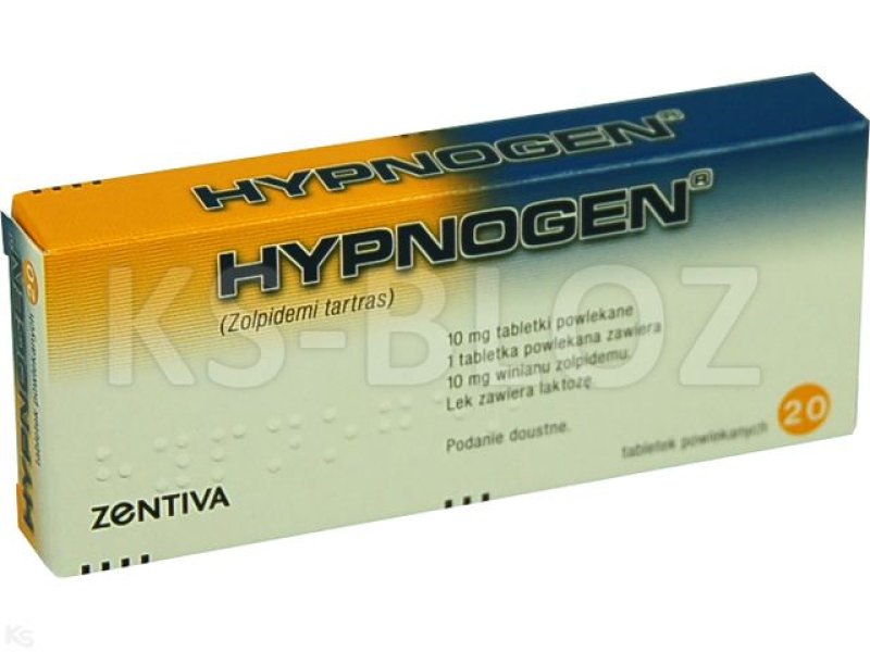 Oryginalne leki na sprzedaż:Hypnogen,Zolpidem