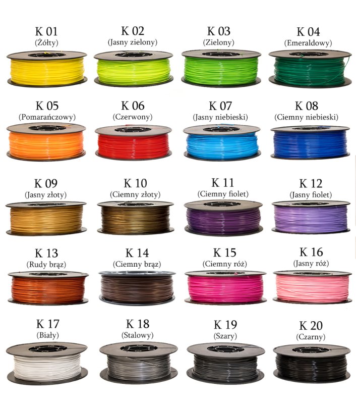 Filament PETg 1kg najwyższa jakość niska cena - 02