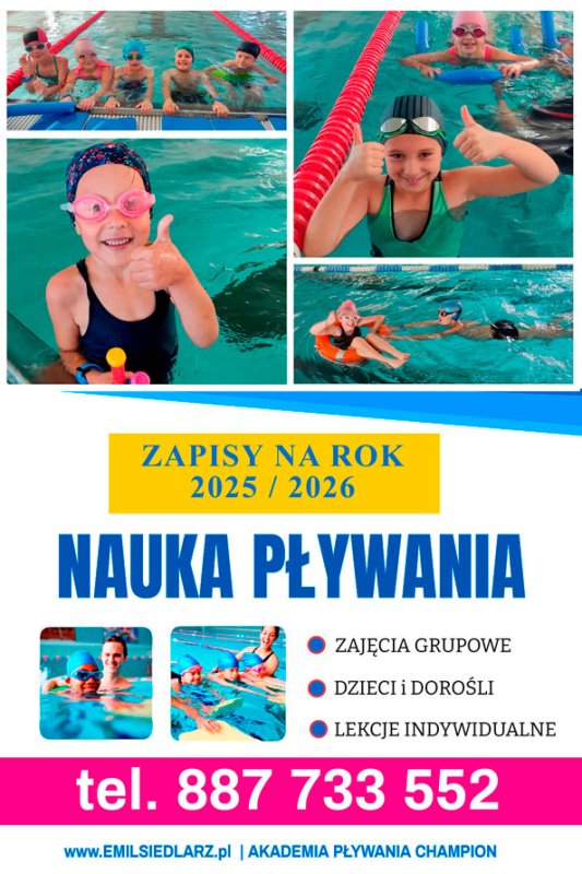 Szkoła Pływania Chełmiec Emil Siedlarz zaprasza