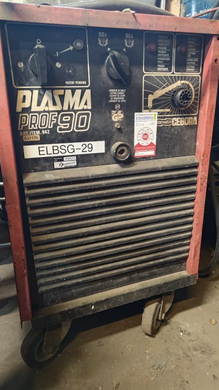 Przecinarka plazmowa Cebora Plasma Prof 90A - 03 Przecinarka plazmowa Cebora Plasma Prof 90A - 03