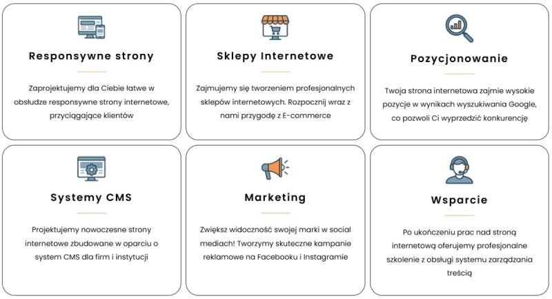 Profesjonalne Strony WWW / Sklepy / Wsparcie - 01