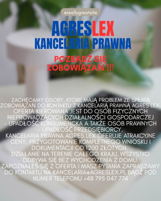AgresLex Kancelaria Prawna - 01 AgresLex Kancelaria Prawna - 01