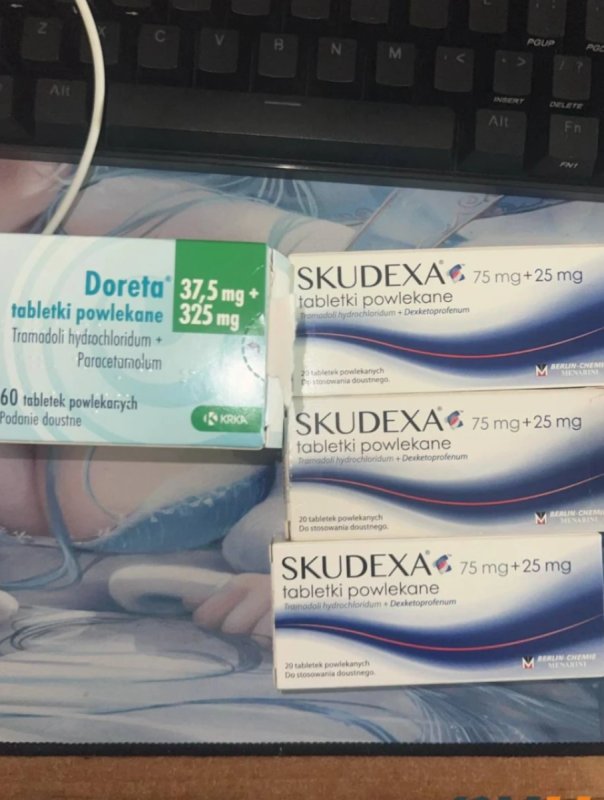 Tramal, Buprenorfina,5Durogesic, Xanax, Kodeina, C