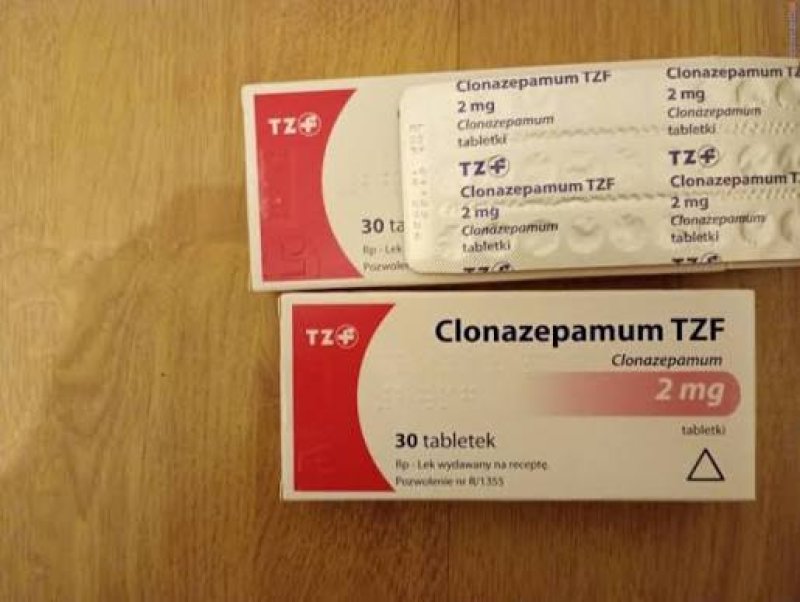 Clonazepamum TZF, 2 mg, tabletki, 30 szt Więcej: - 01