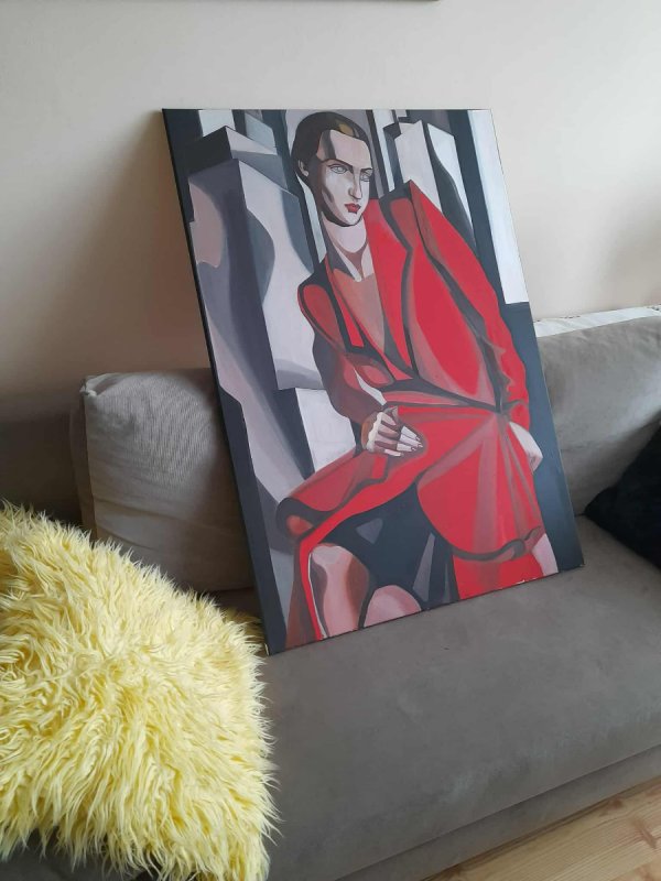 Sprzedam obraz Tamara Łempicka 100 na 70 cm - 02