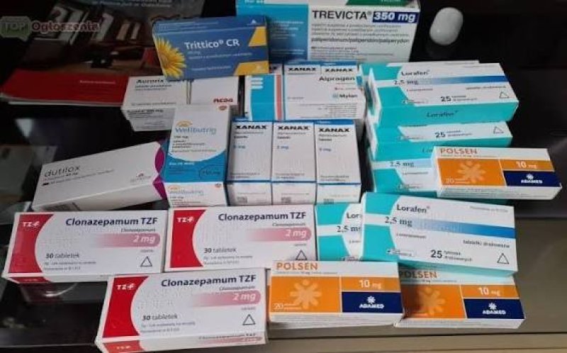 Klon, Xanax, Oxy, Tramal, Doreta, MST, Pregaba, Me